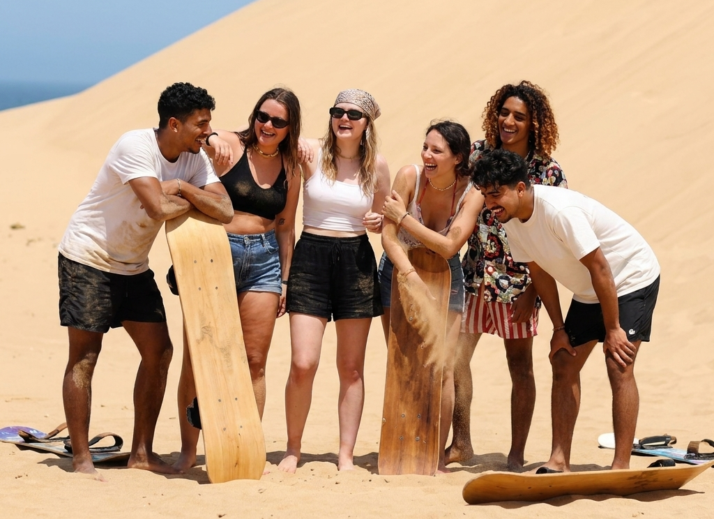 Sandboarding activities